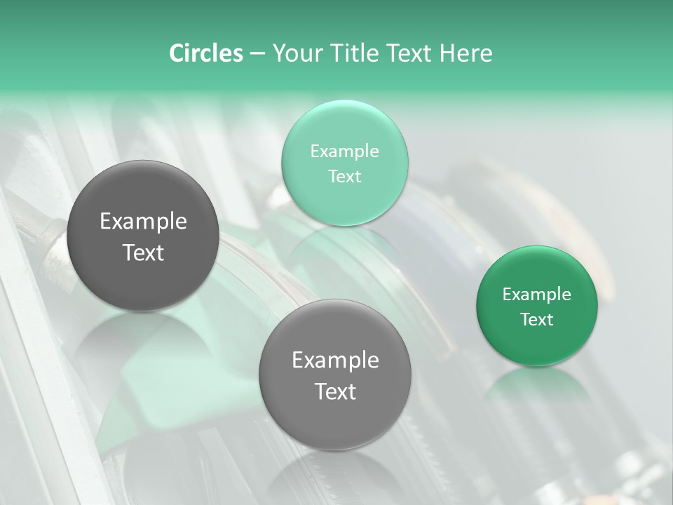 Large Interior With High Ceiling And Posh Chandeliers PowerPoint Template