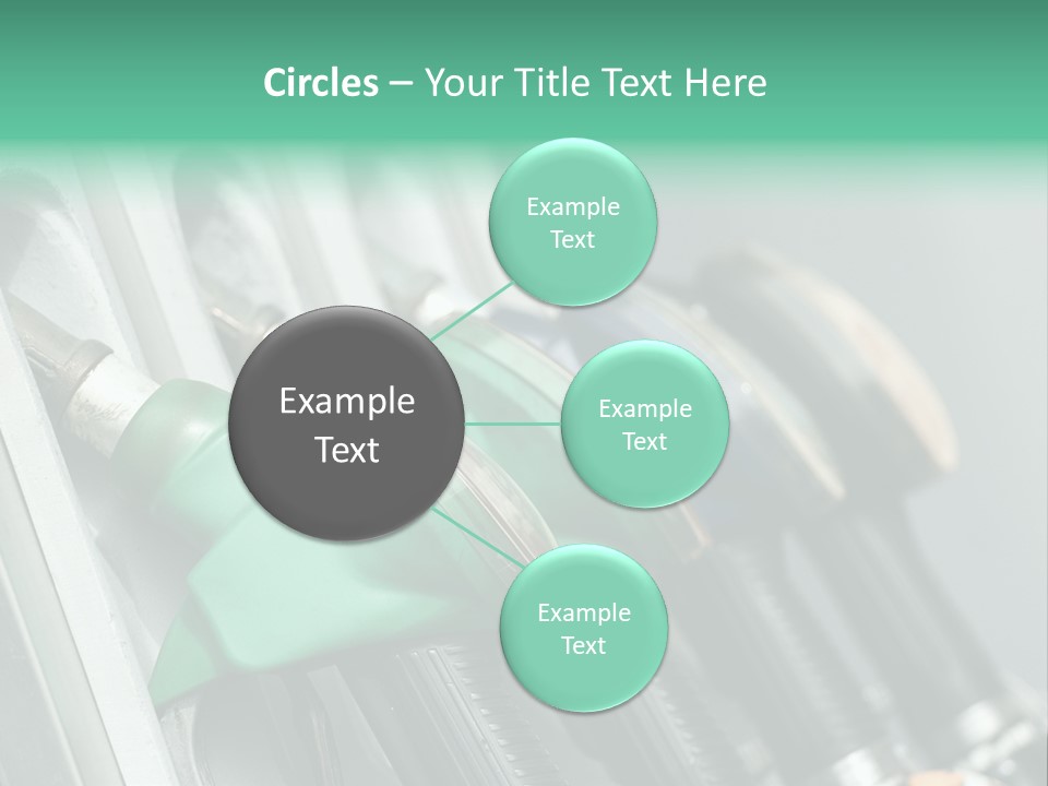 Large Interior With High Ceiling And Posh Chandeliers PowerPoint Template