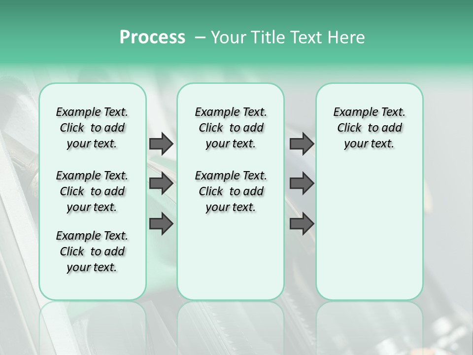 Large Interior With High Ceiling And Posh Chandeliers PowerPoint Template