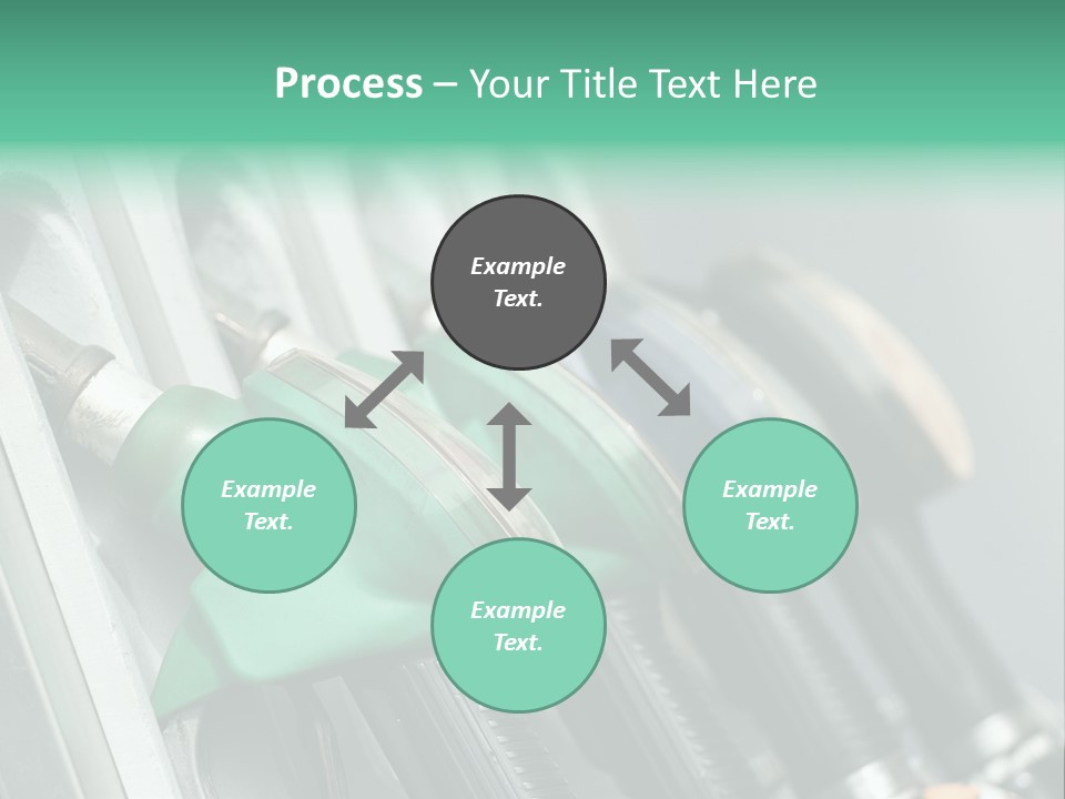 Large Interior With High Ceiling And Posh Chandeliers PowerPoint Template