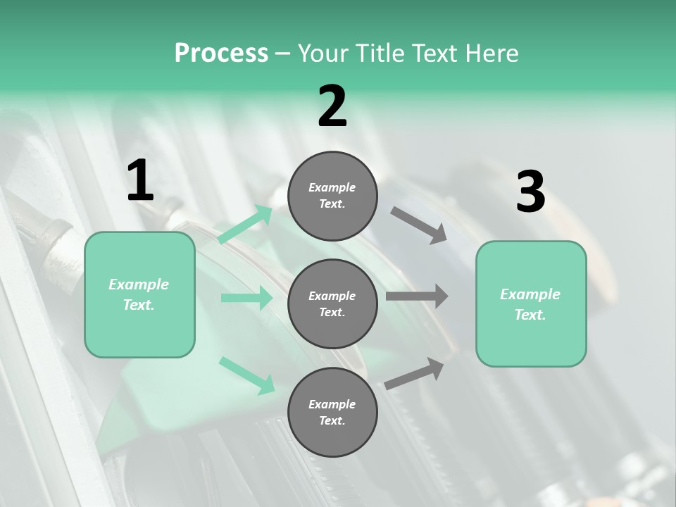 Large Interior With High Ceiling And Posh Chandeliers PowerPoint Template