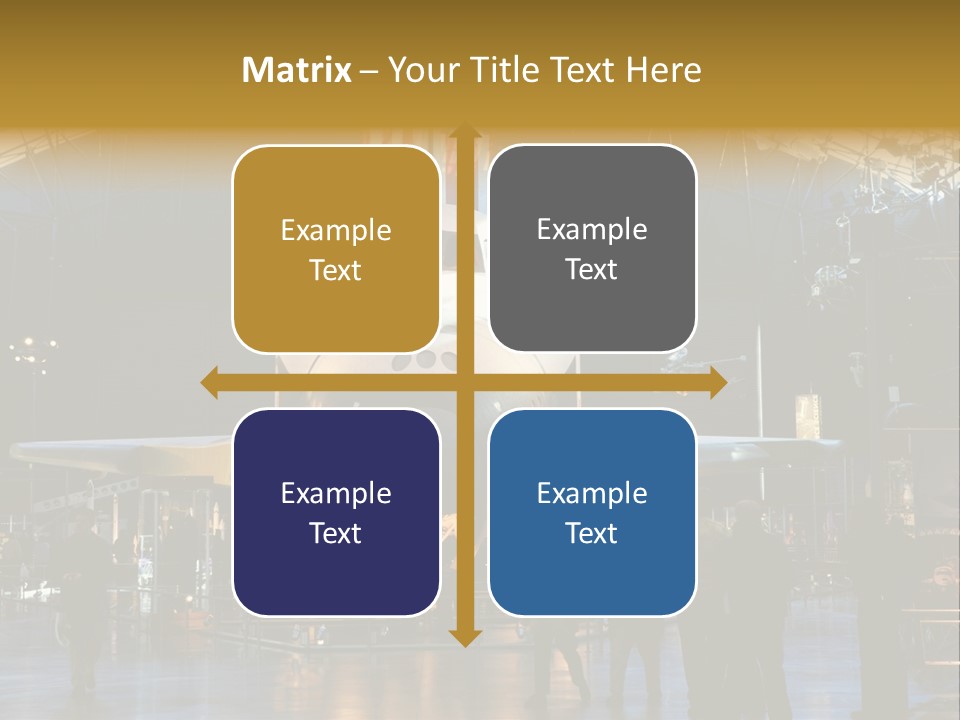 Editorial Use Only. Space Shuttle Enterprise At The National Air And Space Museum. PowerPoint Template