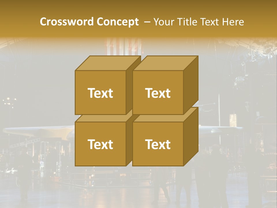 Editorial Use Only. Space Shuttle Enterprise At The National Air And Space Museum. PowerPoint Template