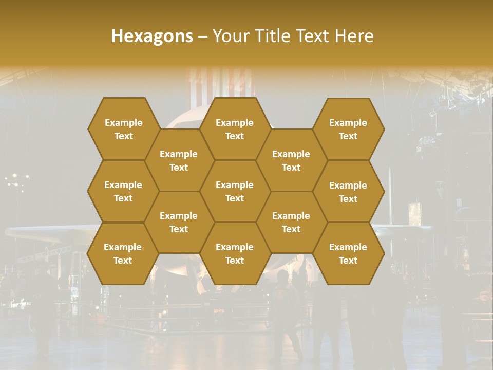 Editorial Use Only. Space Shuttle Enterprise At The National Air And Space Museum. PowerPoint Template
