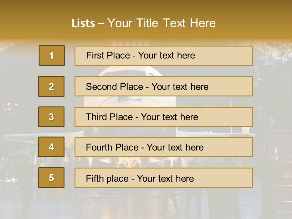 Editorial Use Only. Space Shuttle Enterprise At The National Air And Space Museum. PowerPoint Template