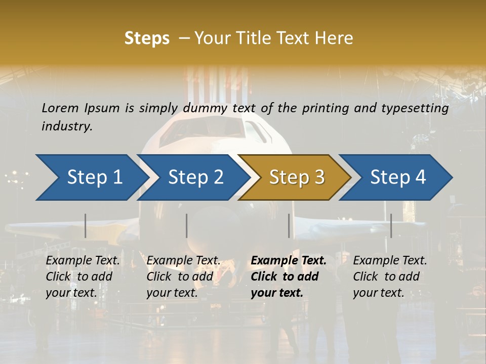 Editorial Use Only. Space Shuttle Enterprise At The National Air And Space Museum. PowerPoint Template