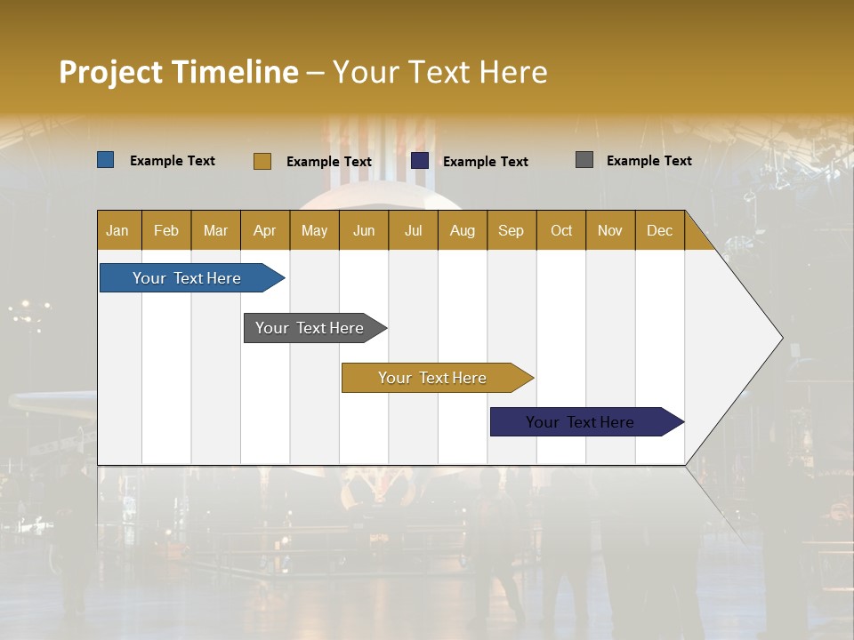 Editorial Use Only. Space Shuttle Enterprise At The National Air And Space Museum. PowerPoint Template