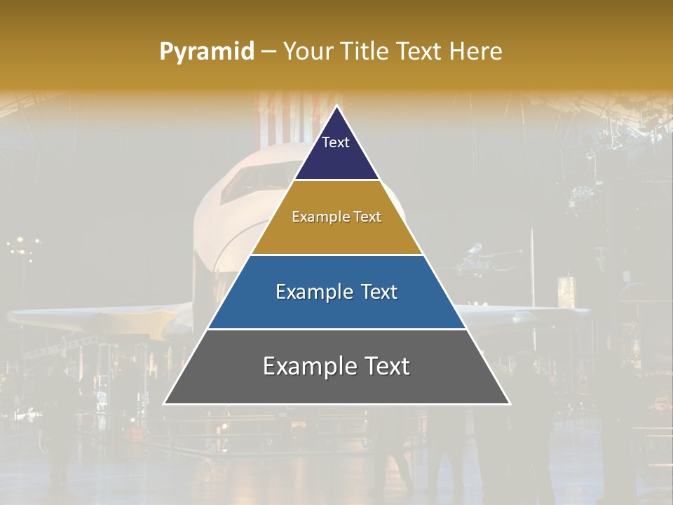 Editorial Use Only. Space Shuttle Enterprise At The National Air And Space Museum. PowerPoint Template