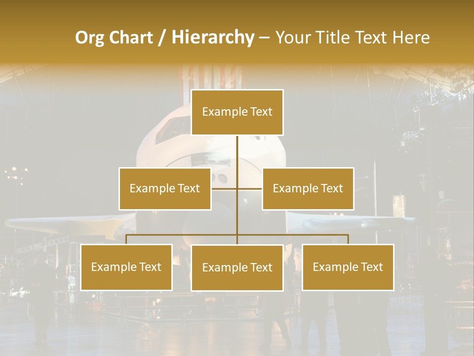 Editorial Use Only. Space Shuttle Enterprise At The National Air And Space Museum. PowerPoint Template
