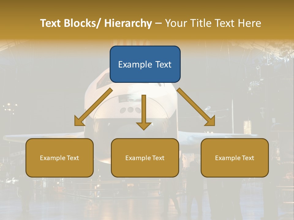 Editorial Use Only. Space Shuttle Enterprise At The National Air And Space Museum. PowerPoint Template