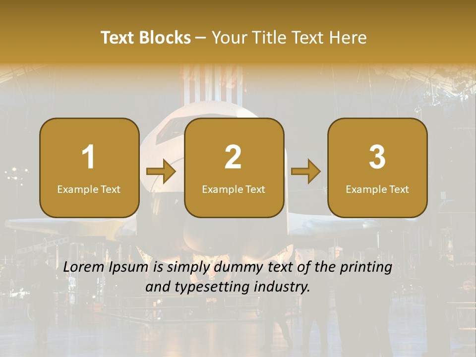 Editorial Use Only. Space Shuttle Enterprise At The National Air And Space Museum. PowerPoint Template