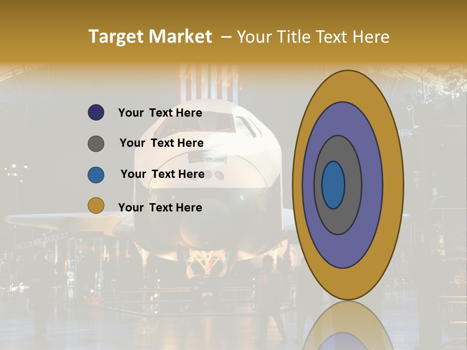 Editorial Use Only. Space Shuttle Enterprise At The National Air And Space Museum. PowerPoint Template