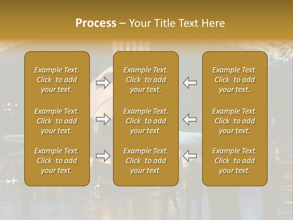 Editorial Use Only. Space Shuttle Enterprise At The National Air And Space Museum. PowerPoint Template
