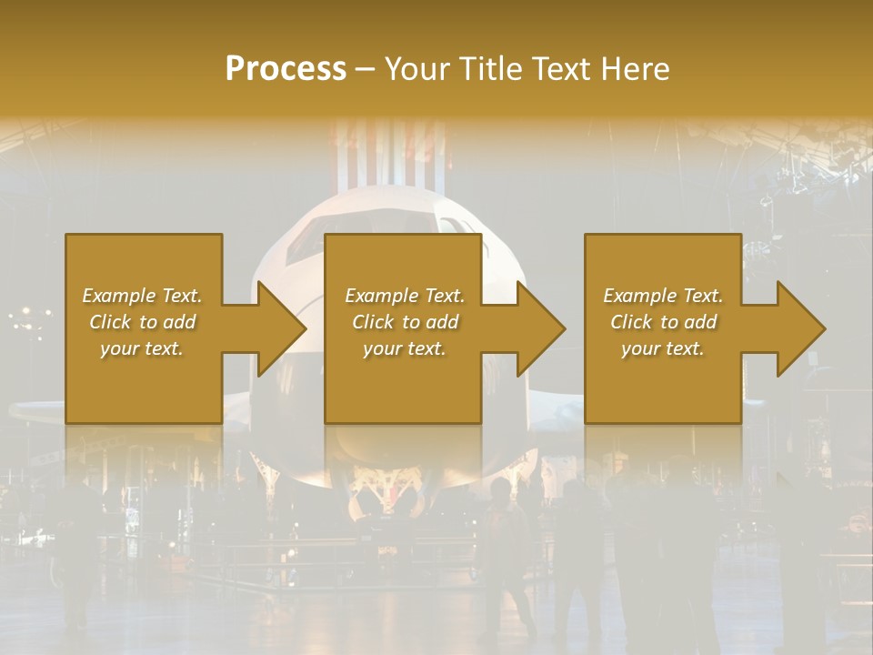Editorial Use Only. Space Shuttle Enterprise At The National Air And Space Museum. PowerPoint Template