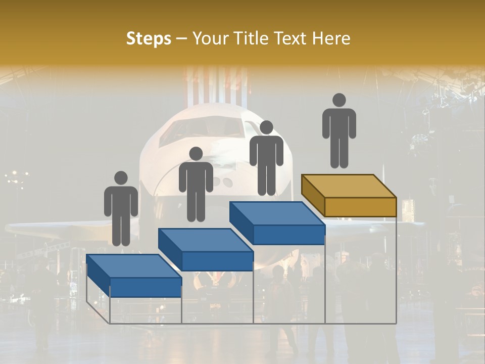 Editorial Use Only. Space Shuttle Enterprise At The National Air And Space Museum. PowerPoint Template