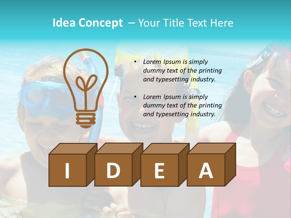 Happy Children PowerPoint Template