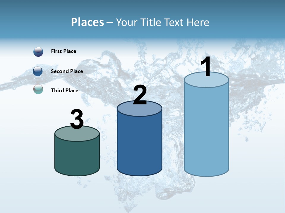 Water Splash PowerPoint Template