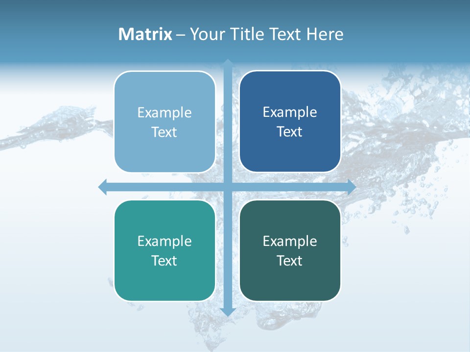 Water Splash PowerPoint Template