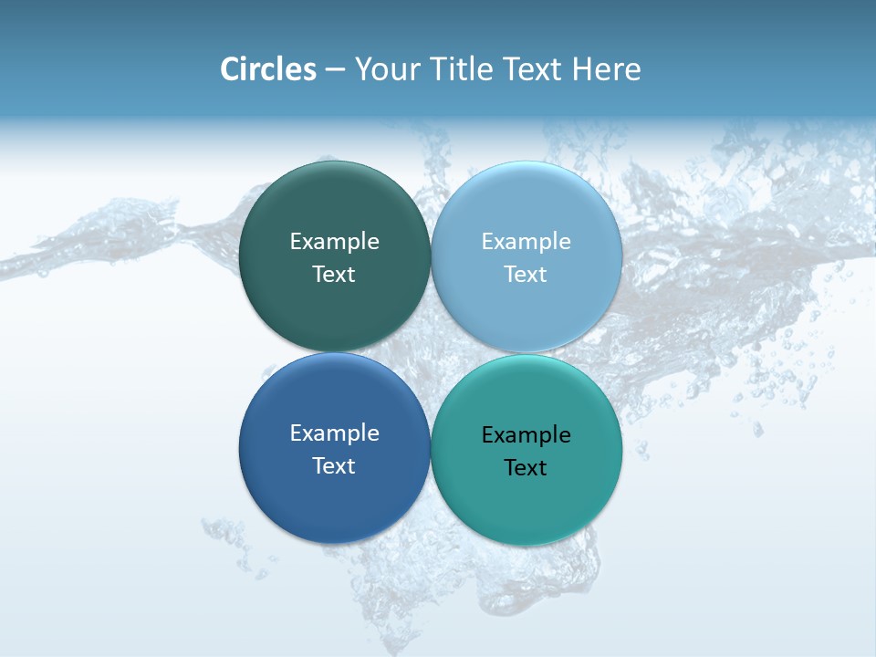 Water Splash PowerPoint Template