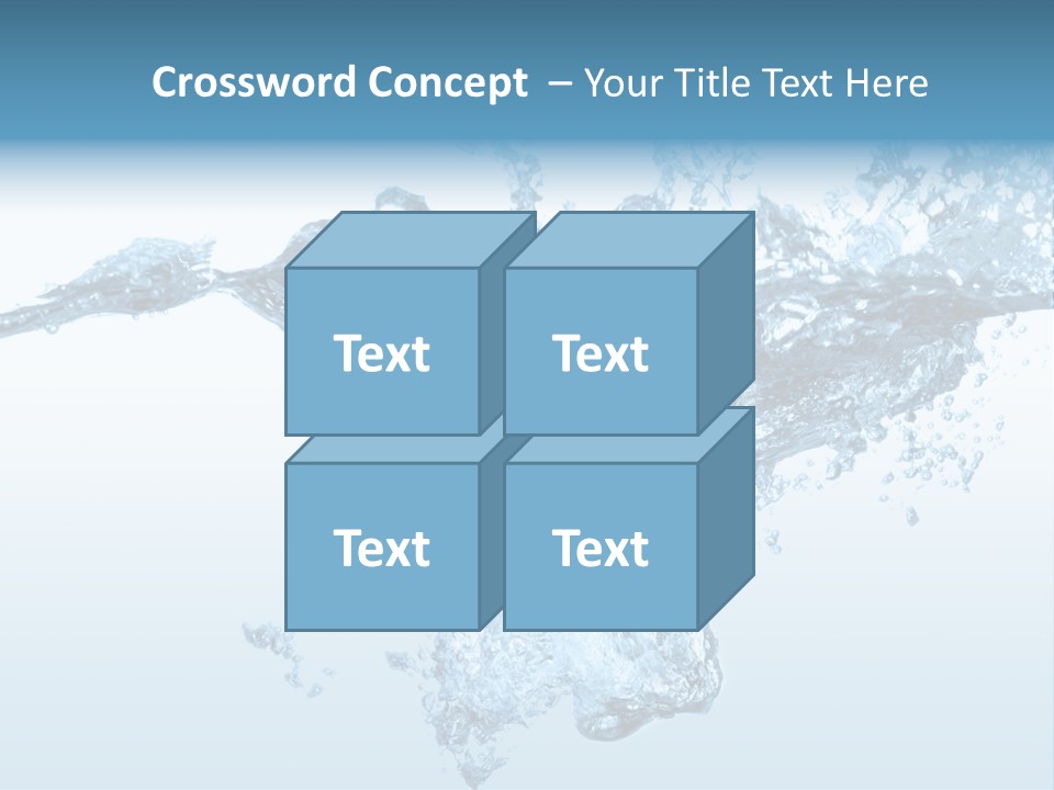 Water Splash PowerPoint Template