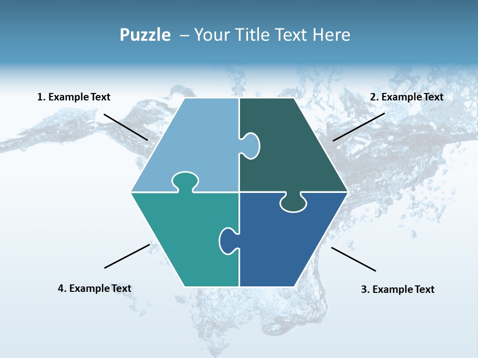 Water Splash PowerPoint Template