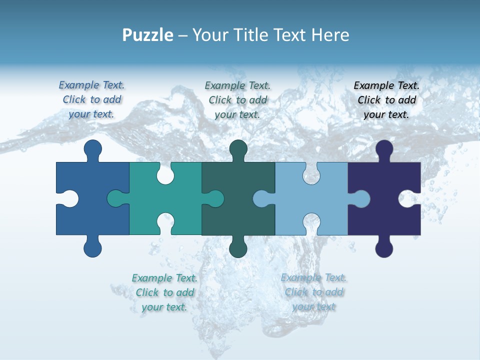 Water Splash PowerPoint Template