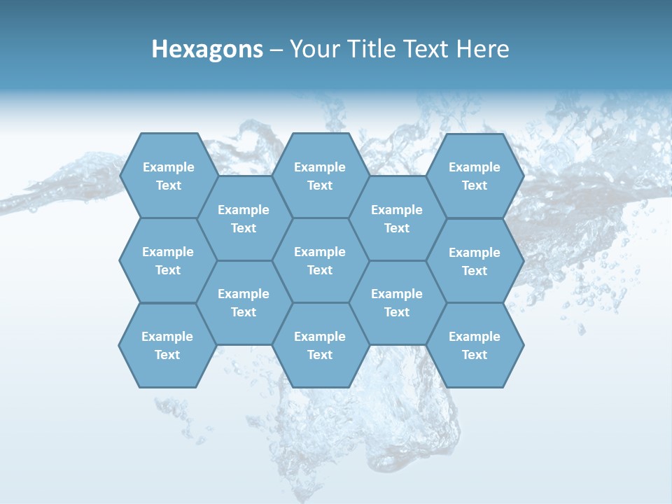 Water Splash PowerPoint Template