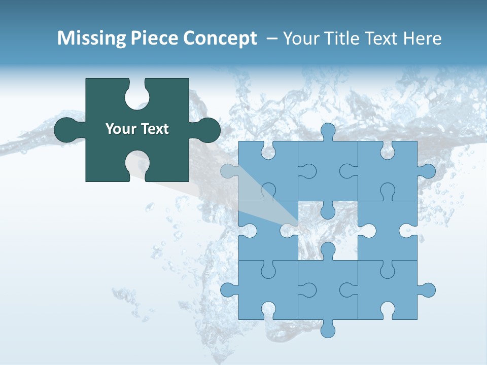 Water Splash PowerPoint Template