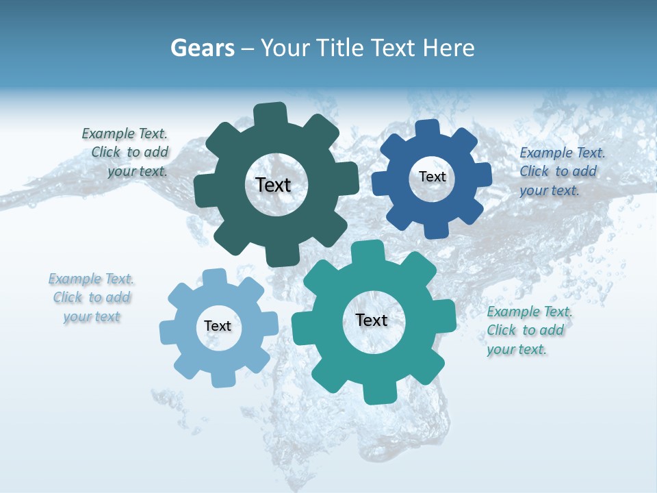 Water Splash PowerPoint Template
