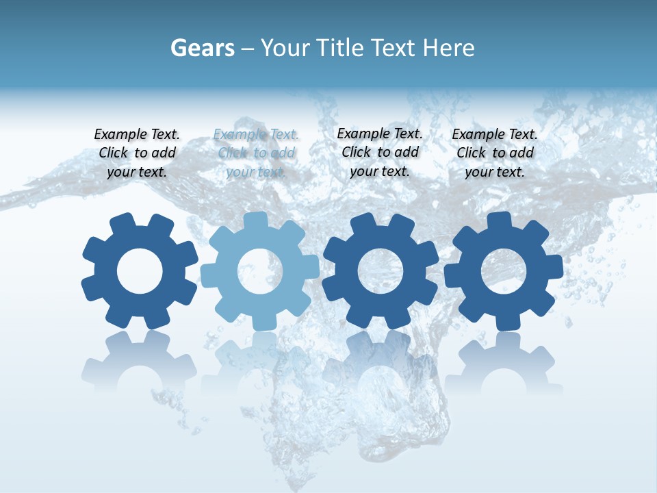 Water Splash PowerPoint Template