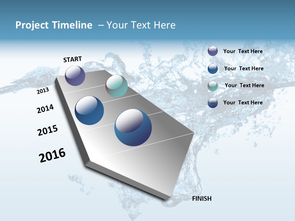 Water Splash PowerPoint Template