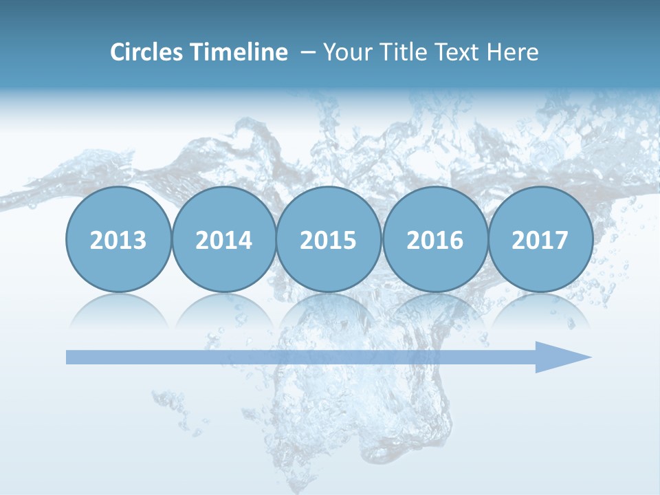 Water Splash PowerPoint Template