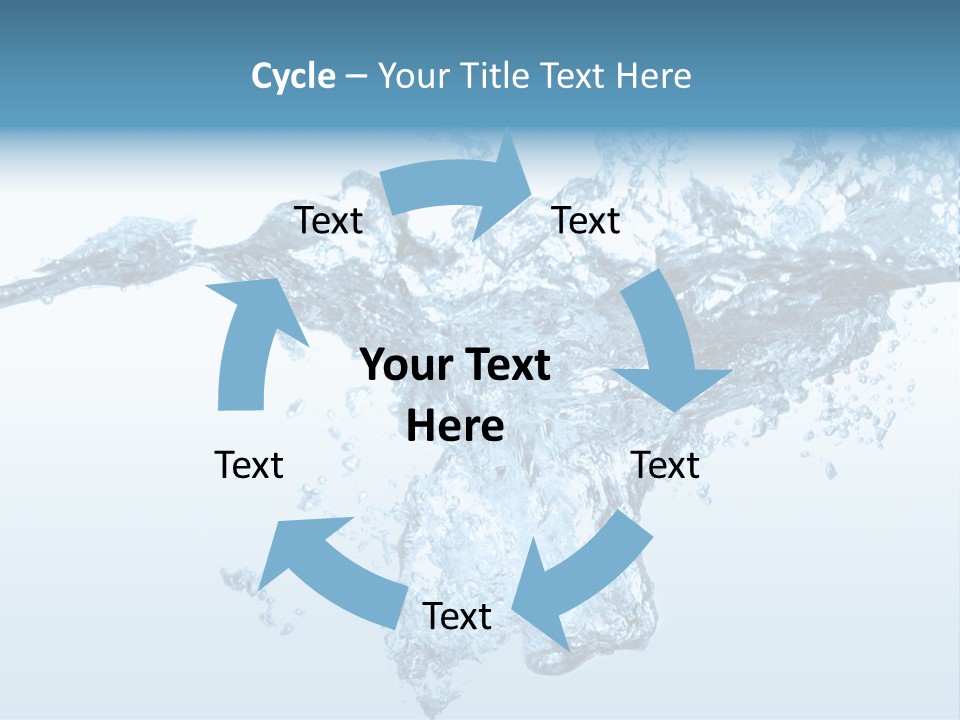 Water Splash PowerPoint Template