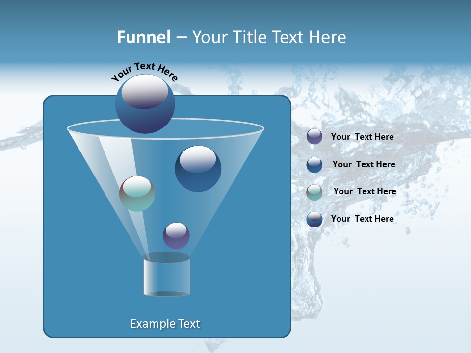 Water Splash PowerPoint Template