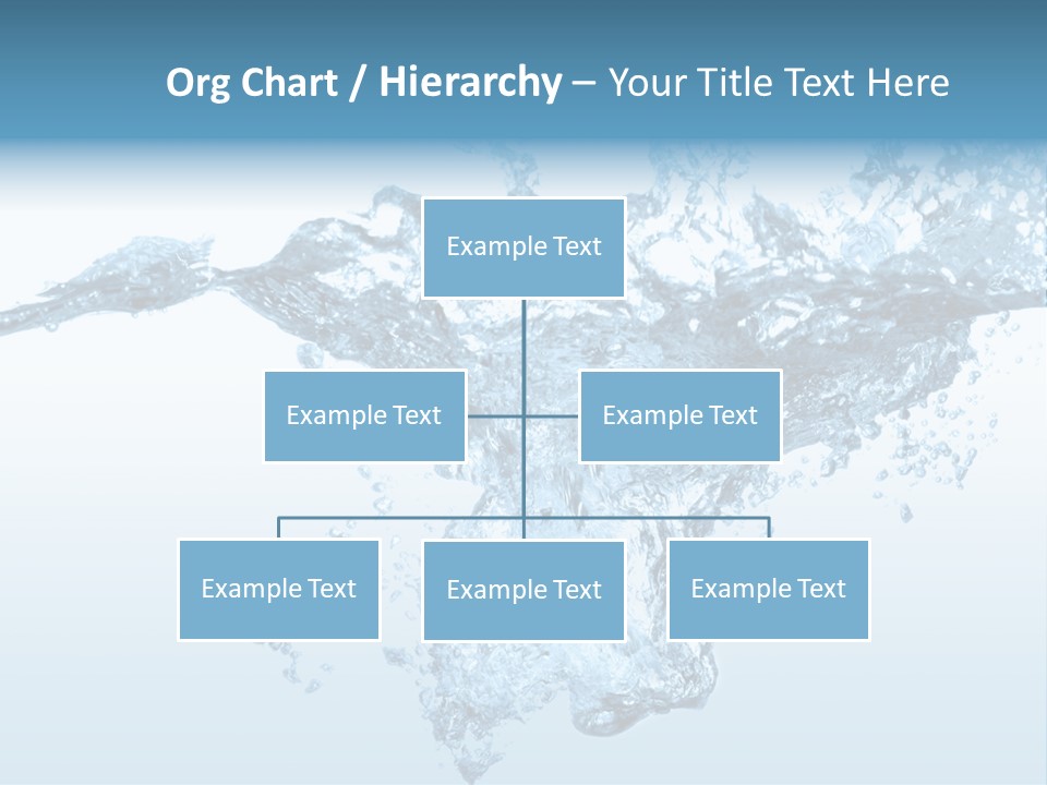 Water Splash PowerPoint Template