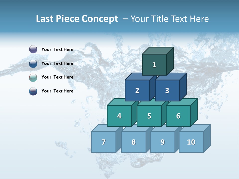 Water Splash PowerPoint Template