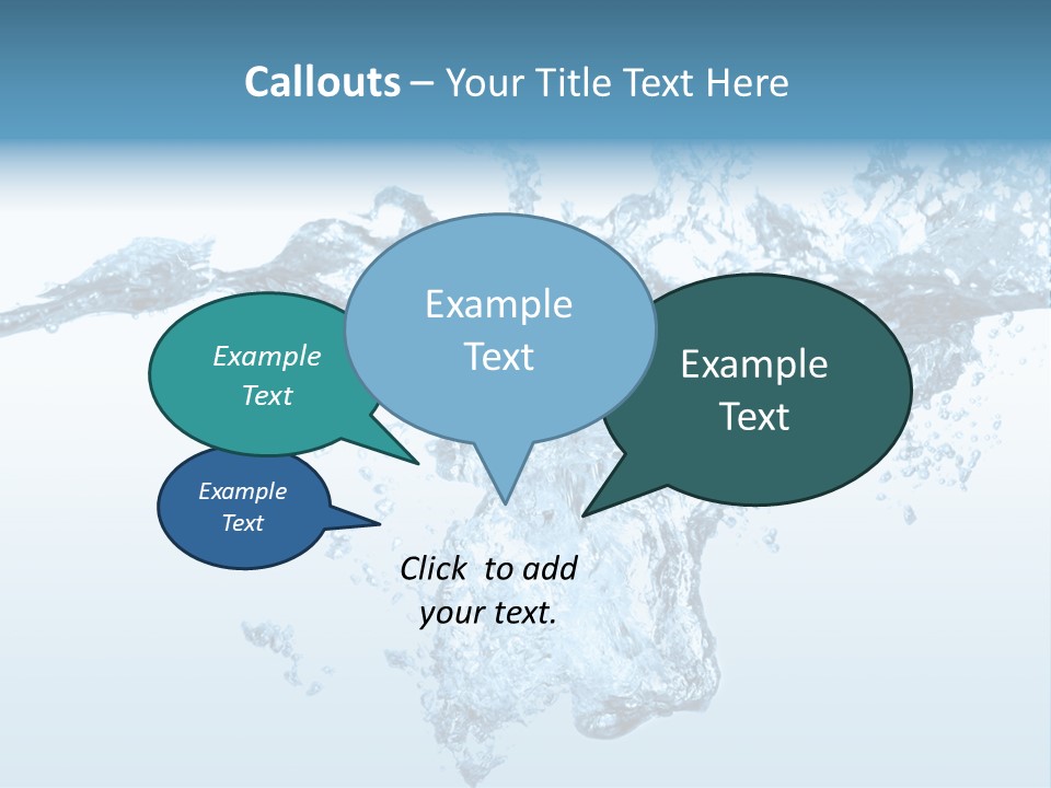 Water Splash PowerPoint Template