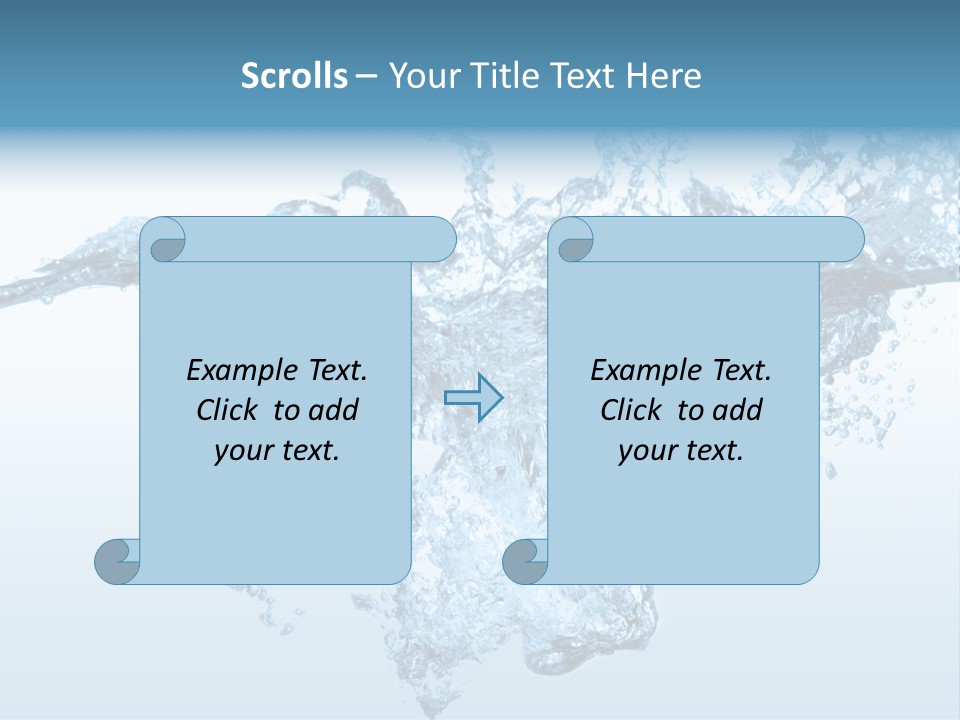 Water Splash PowerPoint Template