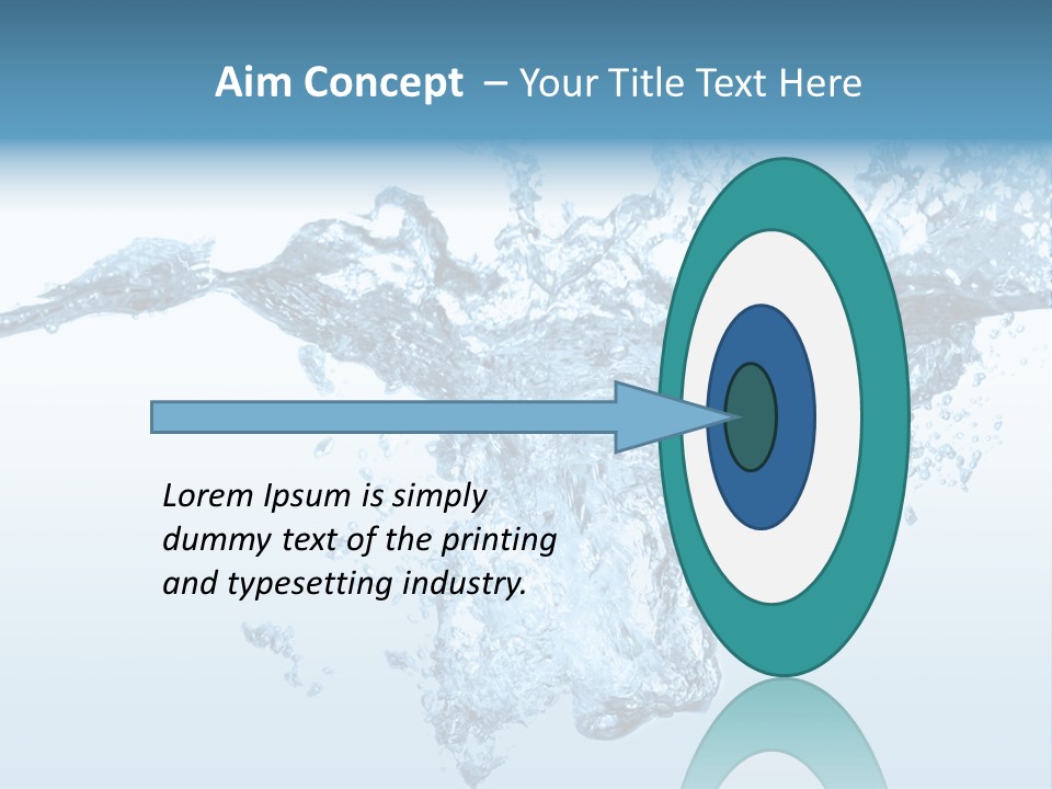 Water Splash PowerPoint Template