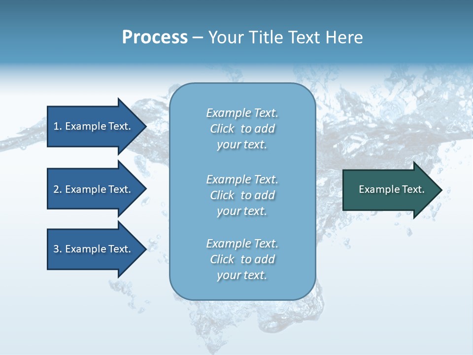 Water Splash PowerPoint Template
