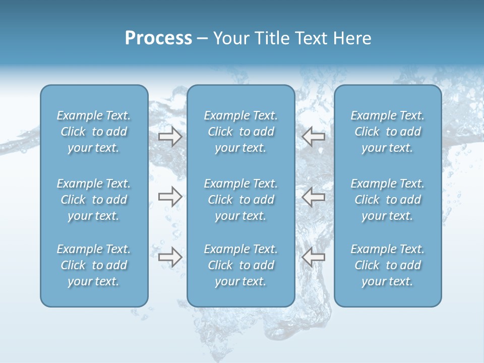 Water Splash PowerPoint Template
