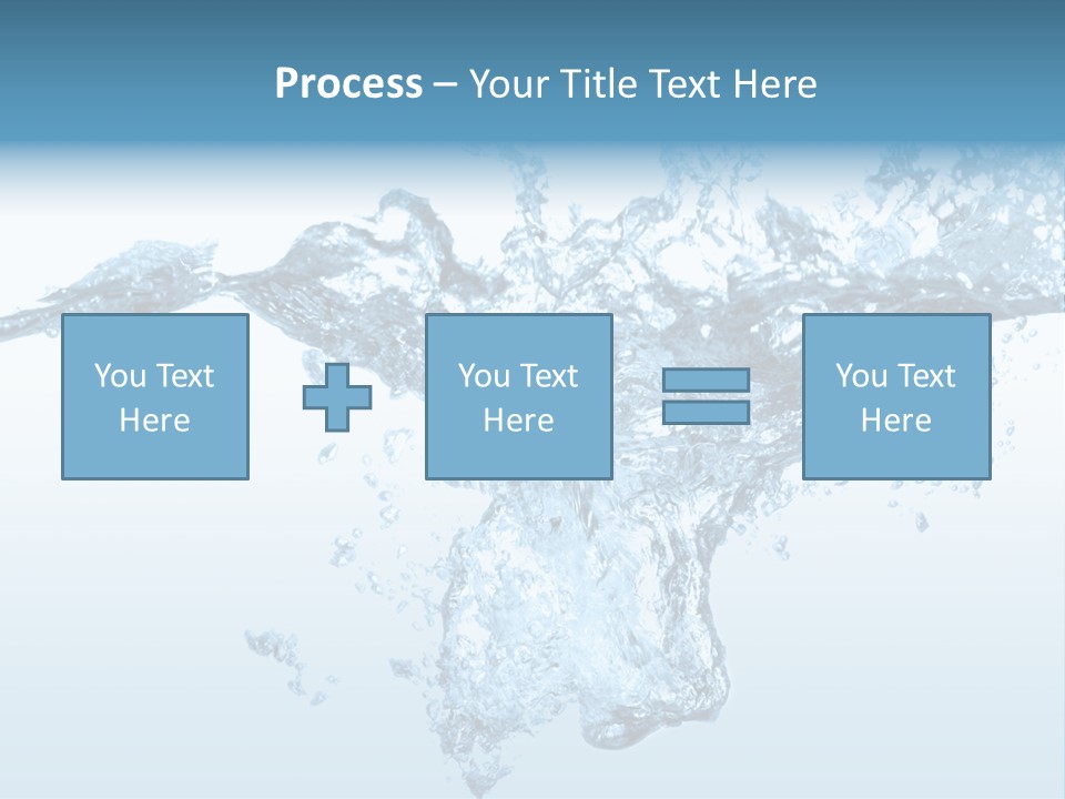 Water Splash PowerPoint Template