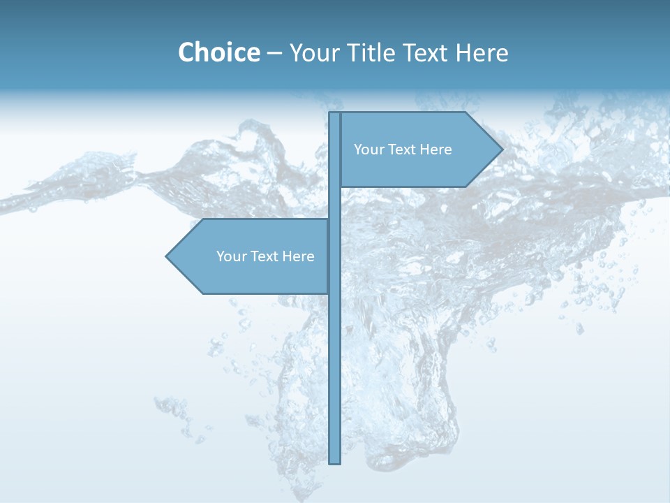 Water Splash PowerPoint Template