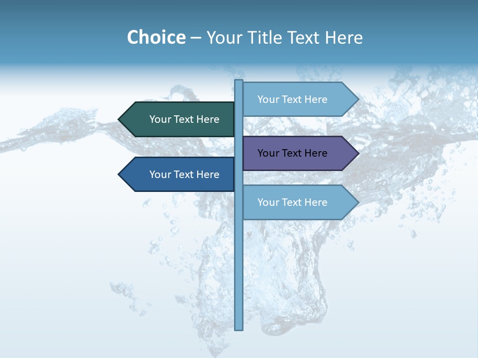 Water Splash PowerPoint Template