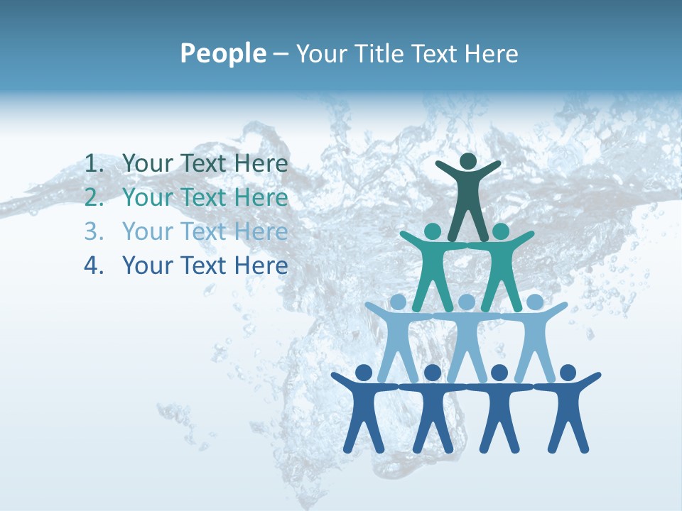Water Splash PowerPoint Template