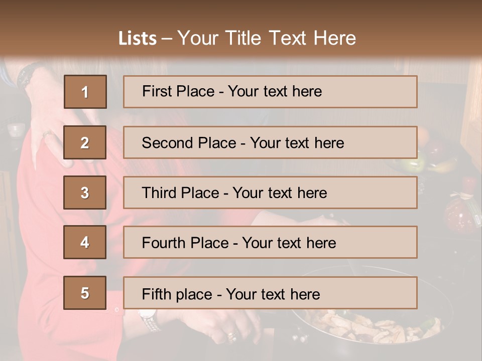 "What's For Dinner?" PowerPoint Template