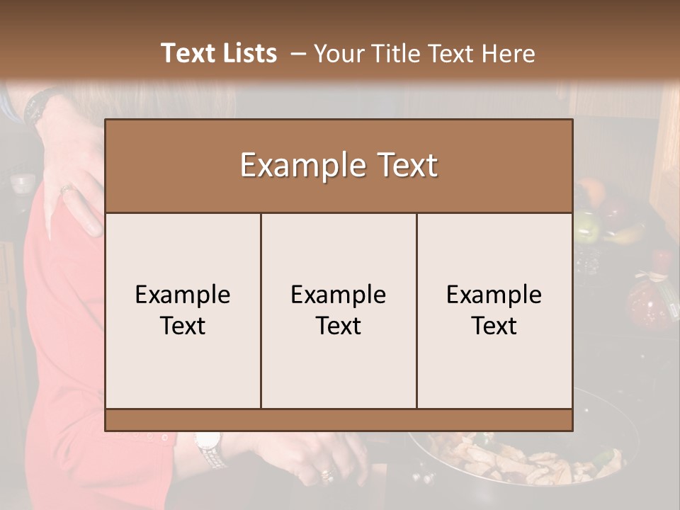 "What's For Dinner?" PowerPoint Template