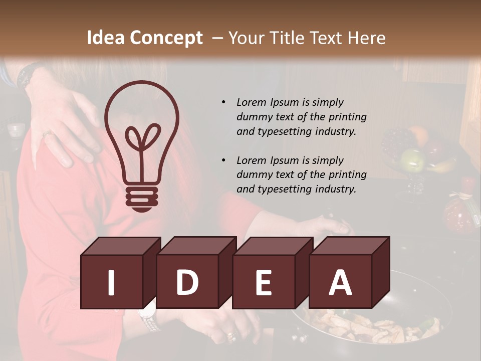 "What's For Dinner?" PowerPoint Template
