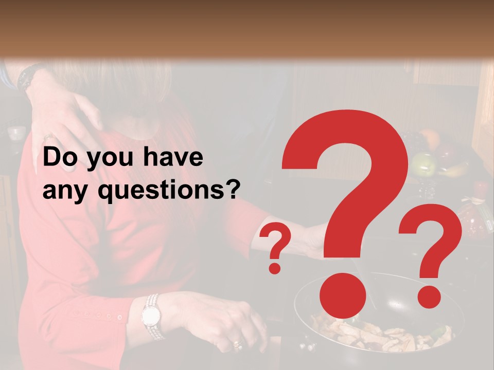 "What's For Dinner?" PowerPoint Template