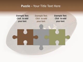 Old Leather Ball To Play Rugby. PowerPoint Template